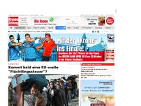 Bild zum Artikel: Kommt bald eine EU-weite 'Flüchtlingssteuer'?