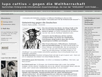 Bild zum Artikel: Geheimkrieg gegen die Deutschen