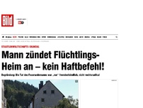 Bild zum Artikel: Kein Haftbefehl! - Feuerwehrmann zündet Flüchtlingsheim an