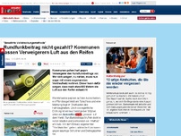 Bild zum Artikel: 'Bewährte Vollstreckungsmethode' - Rundfunkbeitrag nicht gezahlt? Kommunen lassen Verweigerern Luft aus den Reifen