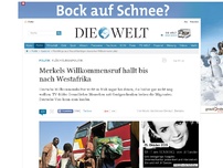 Bild zum Artikel: Flüchtlingspolitik: Merkels Willkommensruf hallt bis nach Westafrika