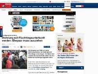 Bild zum Artikel: Kündigung ist rechtens - Wohnung soll Flüchtlingsunterkunft werden: Ehepaar muss ausziehen