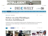 Bild zum Artikel: Handwerk: Sieben von zehn Flüchtlingen brechen Ausbildung ab