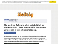 Bild zum Artikel: Als sie ihre Babys in sich spürt, tötet es sie innerlich! Diese Mama trifft dann eine unfassbar...