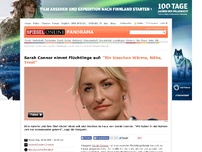 Bild zum Artikel: Sarah Connor nimmt Flüchtlinge auf: 'Ein bisschen Wärme, Nähe, Trost'