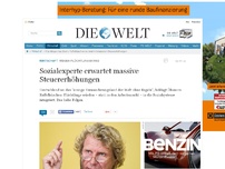 Bild zum Artikel: Wegen Flüchtlingskrise: Sozialexperte erwartet massive Steuererhöhungen