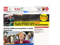 Bild zum Artikel: Merkels Willkommenspolitik erreicht Westafrika