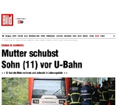 Bild zum Artikel: Drama in Hamburg - Mutter schubst Sohn (11) vor U-Bahn