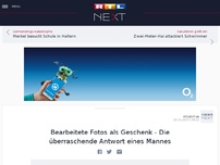 Bild zum Artikel: Bearbeitete Fotos als Geschenk - Die überraschende Antwort eines Mannes