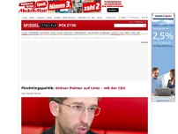 Bild zum Artikel: Flüchtlingspolitik: Grüner Palmer auf Linie - mit der CSU