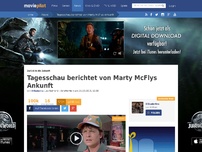 Bild zum Artikel: 21. Oktober 2015: Die Tagesschau berichtet von Marty McFlys Ankunft!