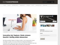 Bild zum Artikel: Innovation bei Vapiano: Gäste müssen Geschirr künftig selbst abwaschen