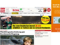 Bild zum Artikel: Flüchtlings-Abschiebung per Bundeswehr-Flugzeug