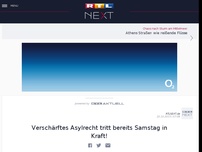 Bild zum Artikel: Verschärftes Asylrecht tritt bereits Samstag in Kraft!