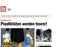 Bild zum Artikel: Mindestens 20 Cent - Plastiktüten werden teurer!