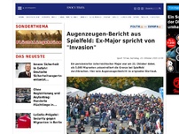 Bild zum Artikel: Augenzeugen-Bericht aus Spielfeld: Österreichischer Ex-Major spricht von 'Invasion'