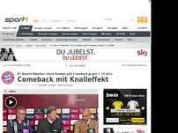 Bild zum Artikel: Comeback mit Knalleffekt