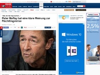 Bild zum Artikel: 'Alle, die hier Asyl suchen ...' - Peter Maffay hat eine klare Meinung zur Flüchtlingskrise