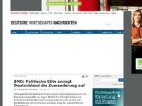 Bild zum Artikel: BND: Politische Elite zwingt Deutschland die Zuwanderung auf