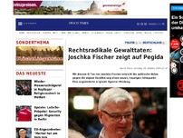 Bild zum Artikel: Rechtsradikale Gewalttaten: Joschka Fischer zeigt auf Pegida