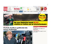 Bild zum Artikel: Merkels Asylkurs gefährdet die innere Sicherheit