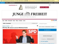 Bild zum Artikel: SPD-Vize: Wir müssen unseren Wohlstand teilen