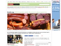 Bild zum Artikel: Ernährung: WHO-Experten stufen Wurst als krebserregend ein