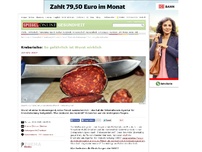 Bild zum Artikel: Krebsrisiko: So gefährlich ist Wurst wirklich