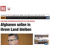 Bild zum Artikel: Innenminister fordert - Afghanen sollen in ihrem Land bleiben