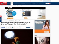 Bild zum Artikel: Schwere Vorwürfe in der Flüchtlingskrise - 400 Strafanzeigen gegen Merkel! Was ist dran am Vorwurf des Hochverrats?