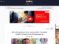 Bild zum Artikel: Mark Zuckerberg hat es versprochen: Facebook schafft nervige Spiele-Einladungen ab