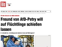 Bild zum Artikel: Unfassbarer Vorstoss - AfD will auf Flüchtlinge schießen lassen