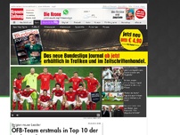 Bild zum Artikel: ÖFB-Team erstmals in Top-10 der Weltrangliste