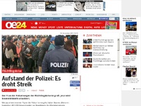 Bild zum Artikel: Aufstand der Polizei: Es droht Streik