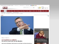 Bild zum Artikel: Vom Prügelknaben zur Lichtgestalt: Die Union schart sich um de Maizière