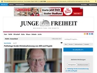 Bild zum Artikel: Politologe fordert Kriminalisierung von AfD und Pegida