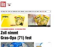 Bild zum Artikel: 23 Kilogramm Marihuana - Zoll nimmt Gras-Opa (71) fest