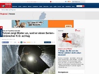 Bild zum Artikel: Serie mit Fausthieb beendet - Polizei zeigt Mieter an, weil er einen Serien-Einbrecher K.O. schlug