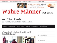 Bild zum Artikel: „Vorne nicht!“ – Helmut Schmidt und der Rockabilly-Friseur