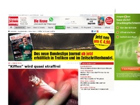 Bild zum Artikel: 'Kiffen' wird quasi straffrei