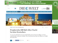 Bild zum Artikel: Geste der Verbrüderung: Frankreichs Elf blieb über Nacht bei den Deutschen