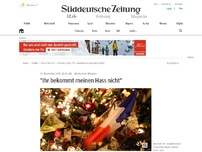 Bild zum Artikel: Worte eines Witwers: 'Ihr bekommt meinen Hass nicht'