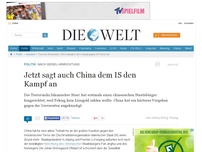 Bild zum Artikel: Nach Geisel-Hinrichtung : Jetzt sagt auch China dem IS den Kampf an