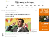 Bild zum Artikel: Parteitag der Grünen: Warum eine kritische Haltung zum Islam den Grünen gut tut