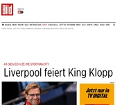 Bild zum Artikel: 4:1-Sieg bei ManCity - Liverpool feiert King Klopp