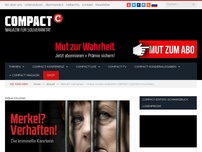 Bild zum Artikel: Merkel? Verhaften! – Diese Woche erscheint COMPACT 12/2015 (Vorschau)