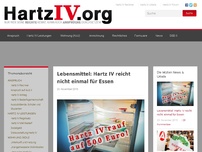 Bild zum Artikel: Lebensmittel: Hartz IV reicht nicht einmal für Essen