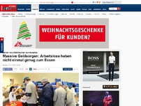 Bild zum Artikel: Zahlen vom Statistischen Bundesamt - Massive Geldsorgen: Arbeitslose haben nicht einmal genug zum Essen