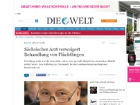 Bild zum Artikel: AfD-Mitglied: Sächsischer Arzt verweigert Behandlung von Flüchtlingen