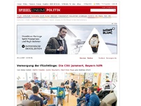 Bild zum Artikel: Versorgung der Flüchtlinge: Die CSU jammert, Bayern hilft